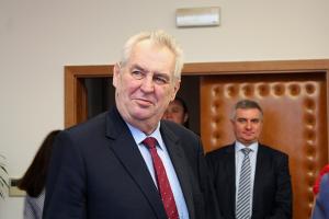 Prezident republiky Miloš Zeman