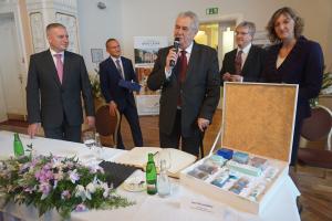 Setkání prezidenta se zaměstnanci Lázní Mariánské Lázně                