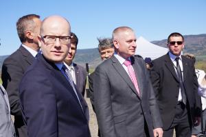 Návštěva průmyslové zóny v Ostrově