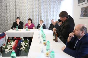 Setkání s představiteli města Chyše