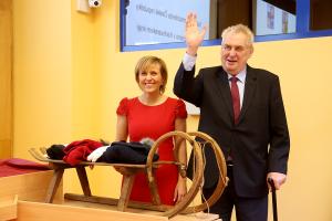 Dar od kraje měl ohlas - prezidentské sáňky