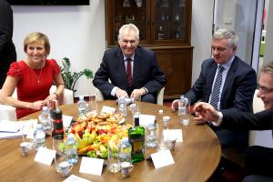 Setkání se členy společnosti Jan Becher – Karlovarská Becherovka, a.s.