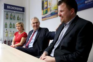 Setkání se zaměstnanci společnosti Jan Becher – Karlovarská Becherovka, a.s.