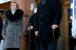 Prezident republiky s hejtmankou Karlovarského kraje
