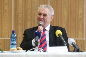 Beseda prezidenta republiky se studenty 