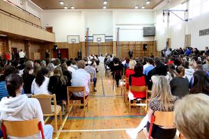 Beseda prezidenta republiky se studenty 