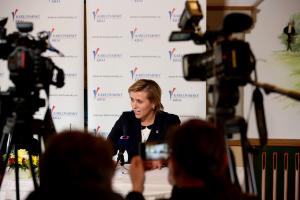 Závěrečná tisková konference v Hazlově