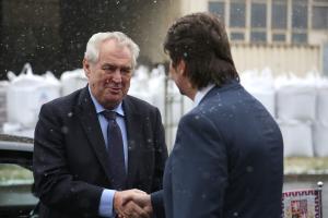 Návštěva spol. Lias Liapor - přivítání
