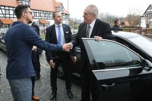 Statek Bernard - přivítání