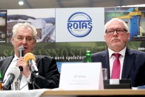 Návštěva společnosti Rotas strojírny spol. s r.o. - setkání se zaměstnanci